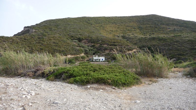 P1070247.JPG - Our lone cottage on Kombonada beach