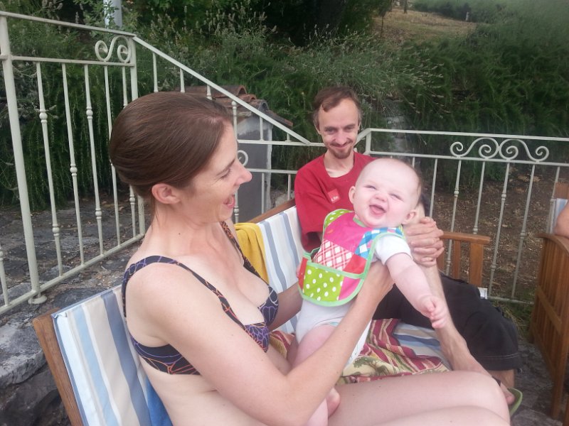 20130826_170039.jpg - Rosa, MD and Femke in good spirits by the pool