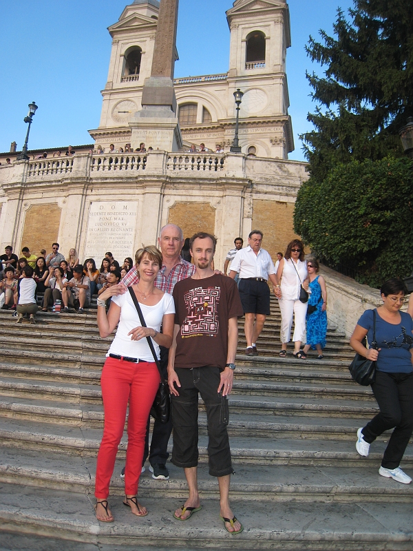 IMG_1489.JPG - Katrin, MD snr and MD on the Spanish steps