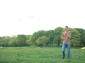 london_05_2002_01 Martin flys the world's smallest kite