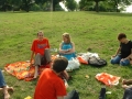 picnic1 MD, Matt, Sarah and Linda doing the picnic thing